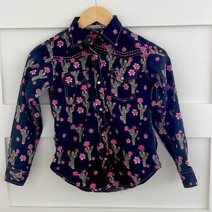 Girls western shirt size 7/8